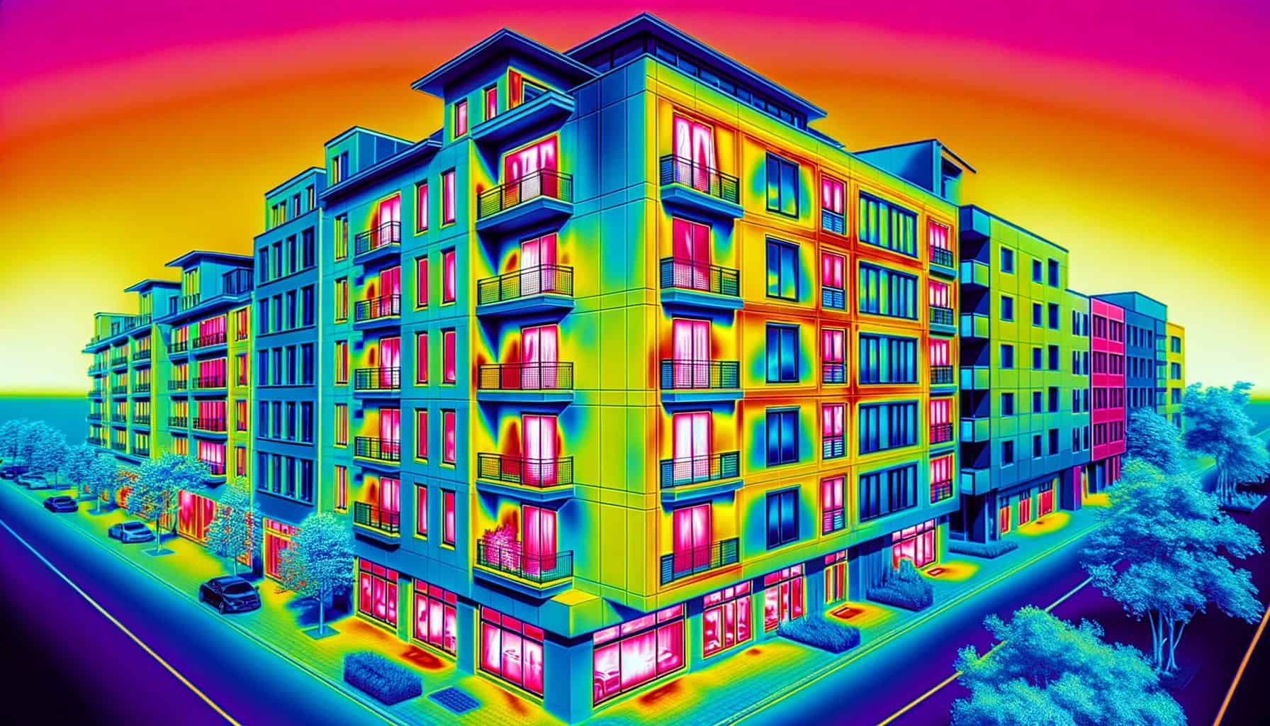 thermal analysis of a glazed facade
